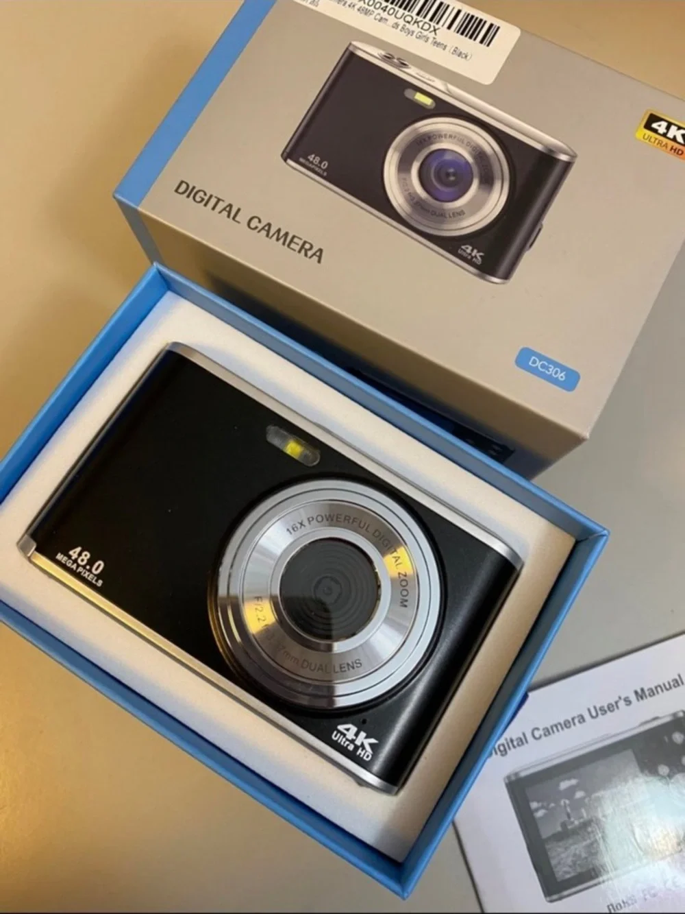 Digital Camera Auto Focus FHD 4K Vlogging with dual Camera